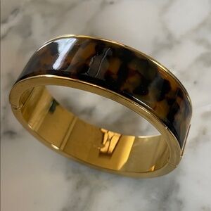 J Crew Gold Hard Bangle.